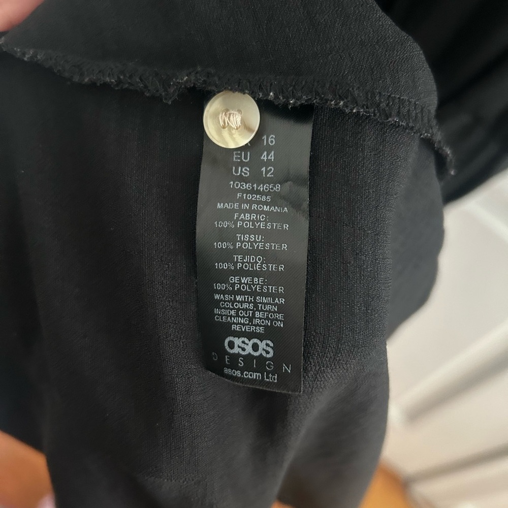 Asos Design Button Through Elastic Waist Midi Shi… - image 3